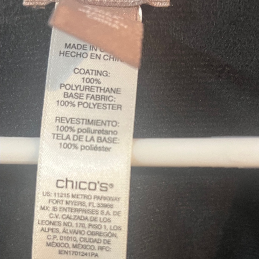 Chico's Black Perforated Drape Jacket - image 3